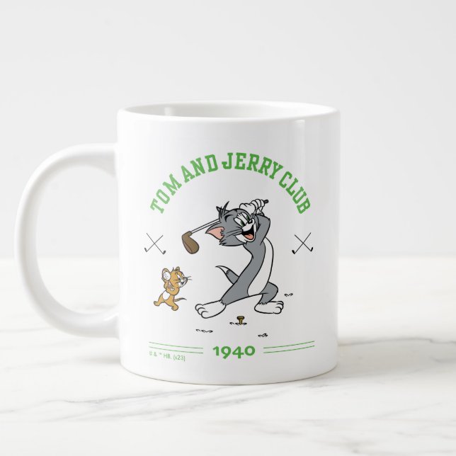 Tom & Jerry Golfing Klubb 1940 Jumbo Mugg (Vänster)