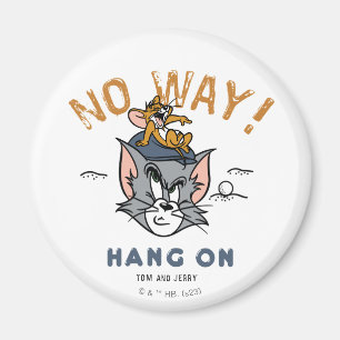 Tom & Jerry Golfing "No Way" Magnet