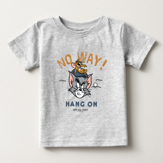 Tom & Jerry Golfing "No Way" T Shirt (Framsida)