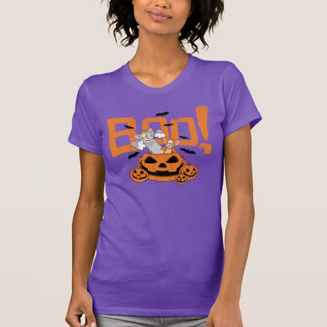 Tom & Jerry | Happy halloween Boo T Shirt (Framsida)
