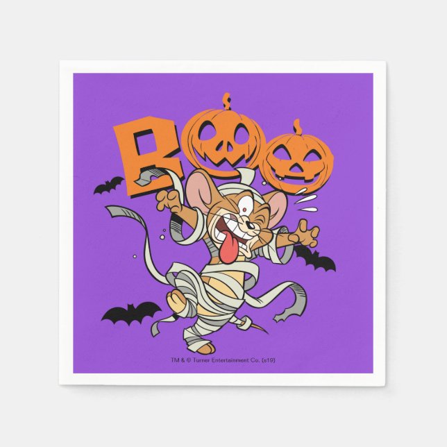 Tom & Jerry | Jerry är SO Scary Pappersservett (Framsidan)