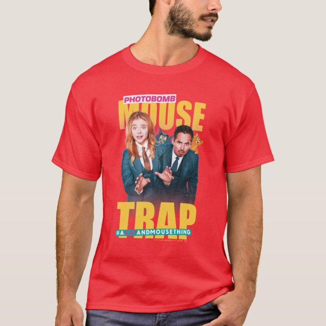 Tom & Jerry med Kayla och Terrance - Musfälla T Shirt (Framsida)