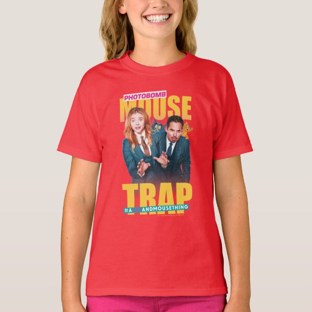 Tom & Jerry med Kayla och Terrance - Musfälla T Shirt (Framsida)