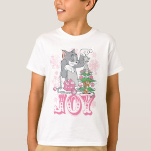 Tom, Jerry och Nibbles Decorating Joy T Shirt