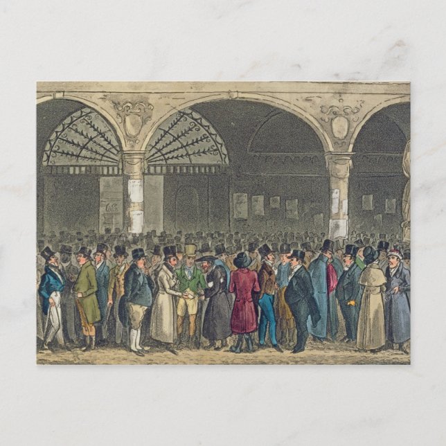 Tom & Jerry som besöker Lagrar Exchange från "Lif" Vykort (Framsida)