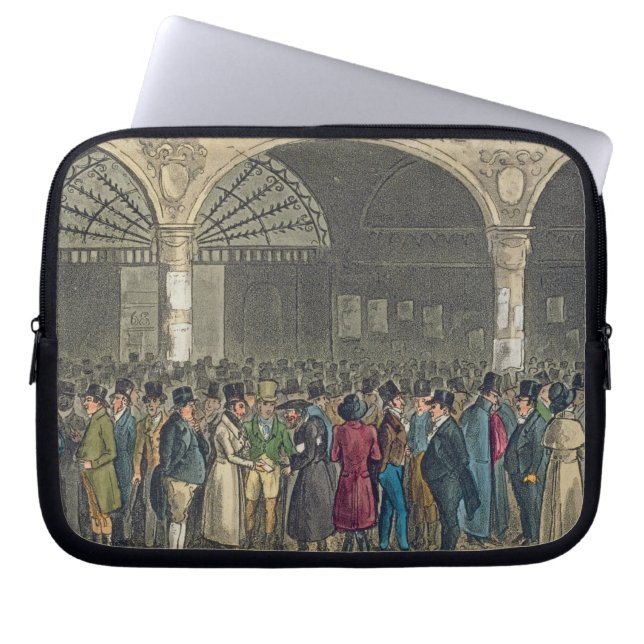 Tom & Jerry som besöker lagrarutbytet, från 'Lif Laptop Fodral (Framsidan)