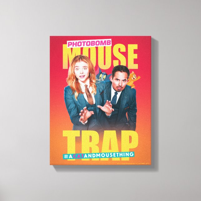 Tom & Jerry With Kayla and Terrance - Musfälla Canvastryck (Framsida)