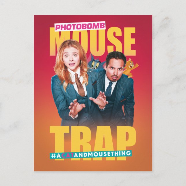 Tom & Jerry With Kayla and Terrance - Musfälla Vykort (Framsida)