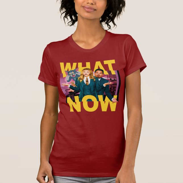 Tom & Jerry With Kayla and Terrance - What Now T Shirt (Framsida)