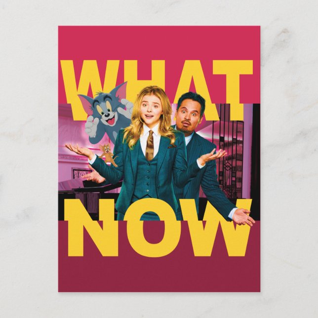 Tom & Jerry With Kayla and Terrance - What Now Vykort (Framsida)