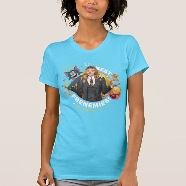 Tom & Jerry With Kayla - Best Frfiender T Shirt (Framsida)