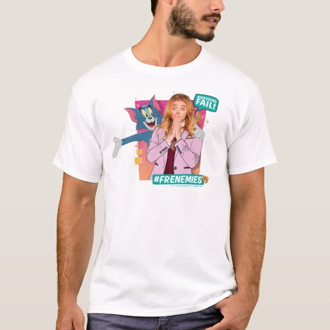 Tom & Jerry With Kayla - Frfiender T Shirt (Framsida)