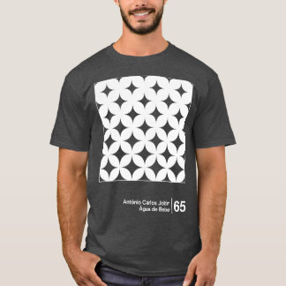 Tom Jobim Minimal Stil-grafik, teckningsdesign T Shirt