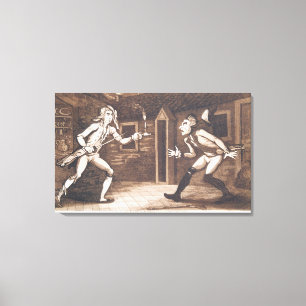 Tom Jones och Centinelen, 1799 Canvastryck