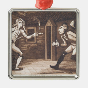 Tom Jones och Centinelen, 1799 Julgransprydnad Metall