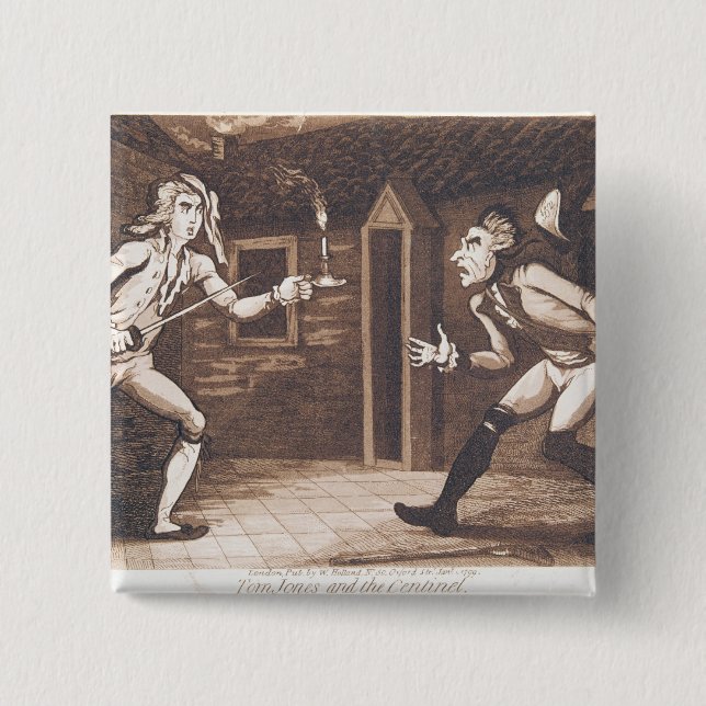 Tom Jones och Centinelen, 1799 Knapp (Framsida)