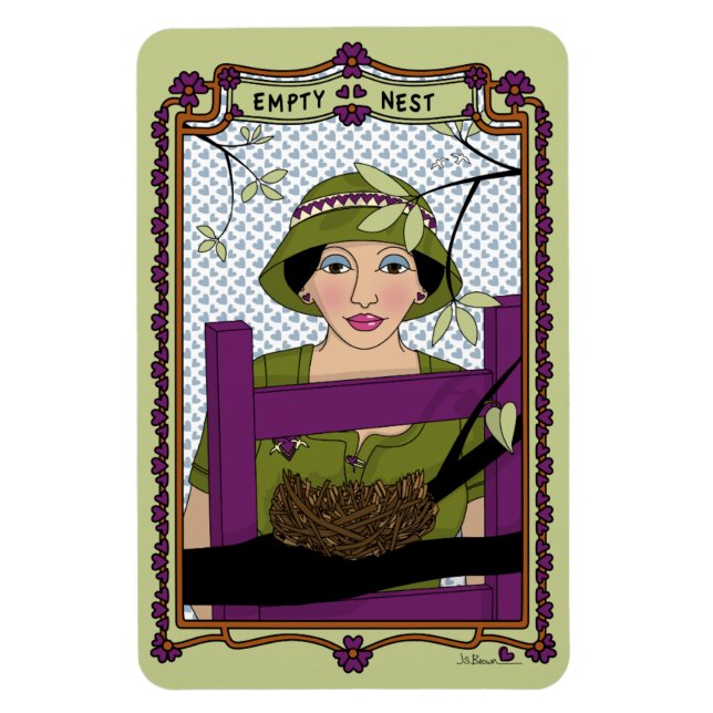 Tom kapsel_A_4x6-kylskåp Magnet (Vertikal)