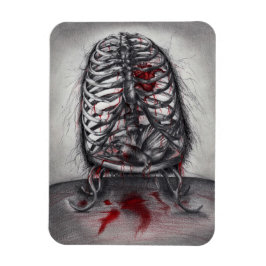 Tom Kärl Anatomi Hjärta Surrealism Skräck Konst Magnet