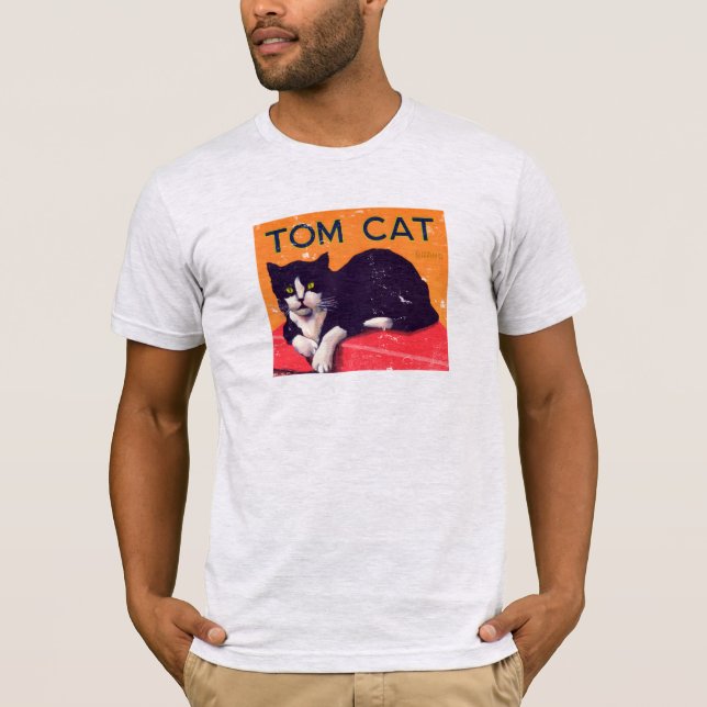 Tom katt t-shirt (Framsida)