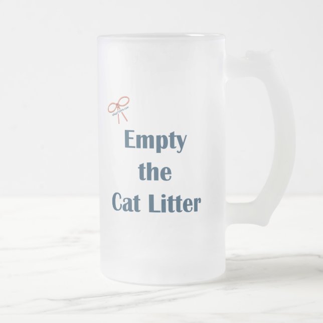 Töm kattkullpåminnelserna frostat ölglas (Höger)