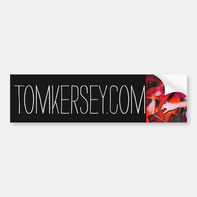 Tom Kersey, cellist och kompositör Bildekal (Framsidan)