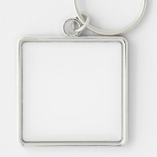 Tom Keychain mall Fyrkantig Silverfärgad Nyckelring