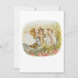 Tom Kitten Vintage Illustration Tack Kort