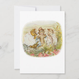 Tom Kitten Vintage Illustration Tack Kort