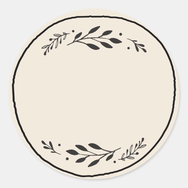 Tom / Kryddburk Tomt Etikett III (Framsida)