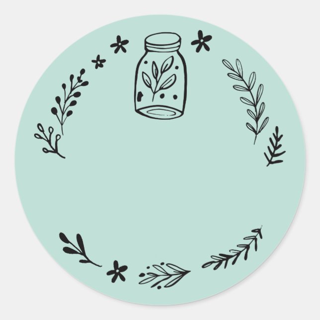 Tom / Kryddtom Etikett för kryddburk (Framsida)