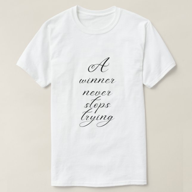 Tom Landry Motivational Quote T Shirt (Design framsida)