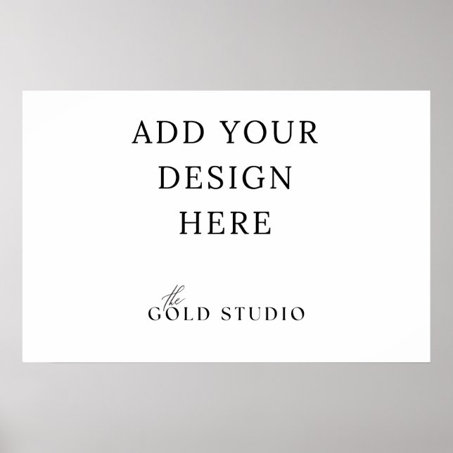 Tom liggande Poster mall (20 x 30 tum) (Framsidan)