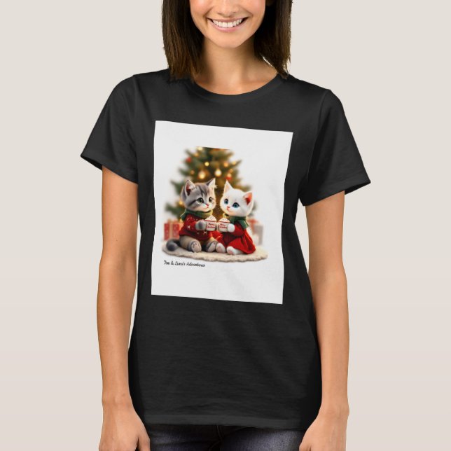 Tom Luna Cozy Christmas Cocoa  T Shirt (Framsida)