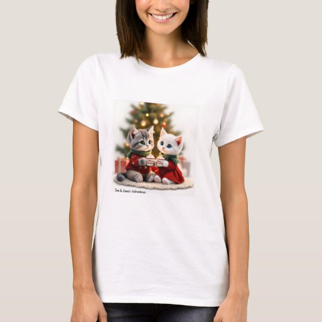 Tom & Luna – Mysig julcoco-tröja T Shirt (Framsida)