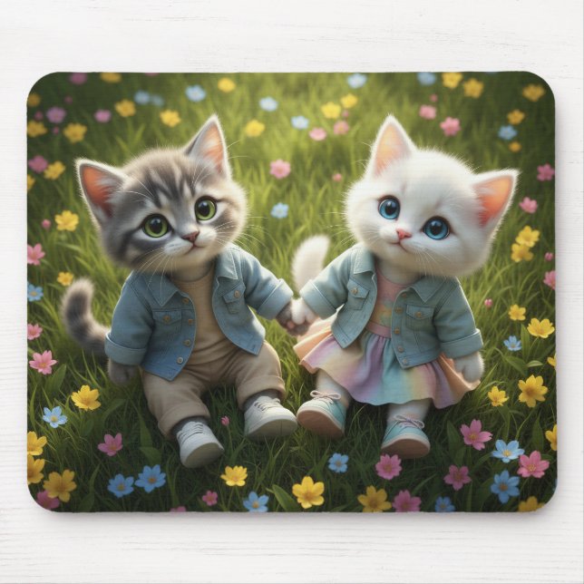 Tom & Luna Spring Mousepad Musmatta (Framsidan)