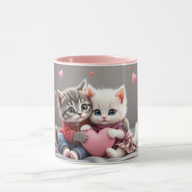 Tom & Luna – Valentine Cuddle Mug Mugg (Center)