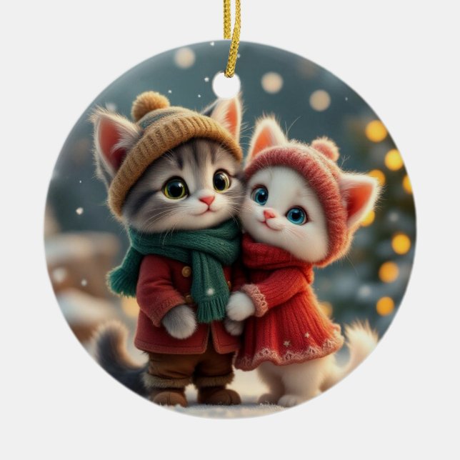 🎄Tom & Lunas Äventyr – 2025 Julupplaga Julgransprydnad Keramik (Framsidan)