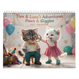 Tom & Lunas tassar & skratt 2027 Rolig Kalender