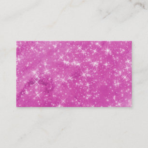 Tom Magenta Glitter Visitkort