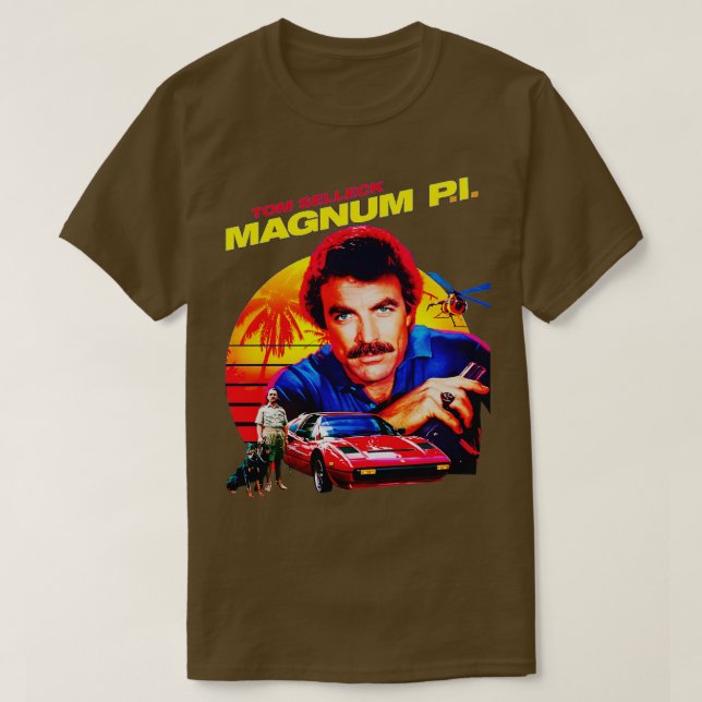 Tom Magnum TShirt T Shirt (Design framsida)