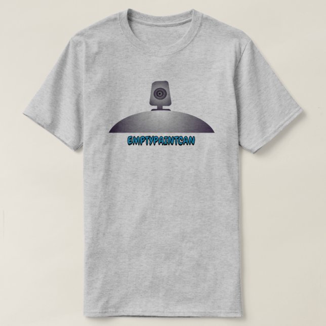 Tom Målarburk Sprut Top Logotyp T Shirt (Design framsida)