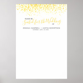 tom mall för abstrakt av gult, montera diagram poster