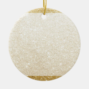 tom mall för guld- glitter för customization julgransprydnad keramik