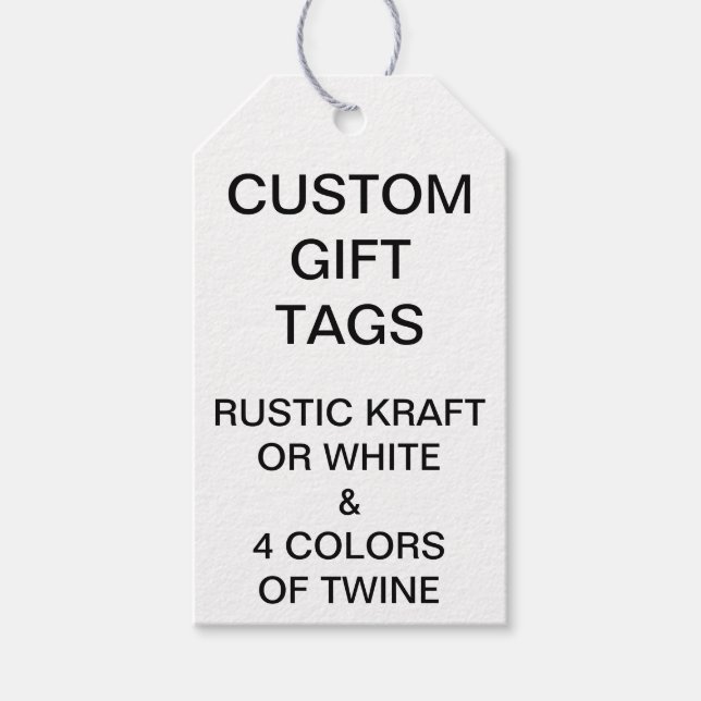 Tom mall för tom Personlig för anpassningsbar av M Presentetikett (Framsidan)