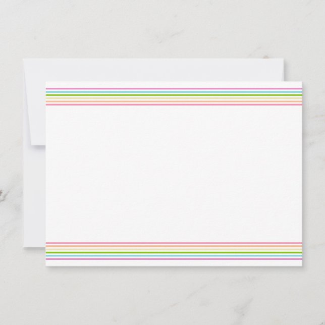 Tom mall för trendiget Rainbow Färg Rand  (Framsida)