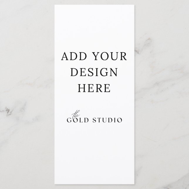 Tom menymall (4 x 9) meny (Framsida)