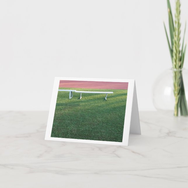 Tom Metall Bench på sport Fält Kort (Framsida)