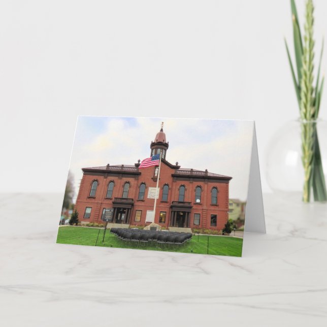 Tom minnestol kort (Framsida)