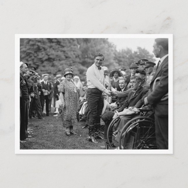 Tom Mix i Vita huset Vykort (Framsida)