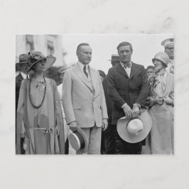 Tom Mix med president Coolidge Vykort